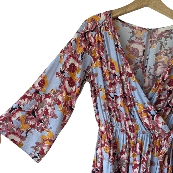 ASTR The Label Floral Wrap Romper Revolve - Picture 3 of 7